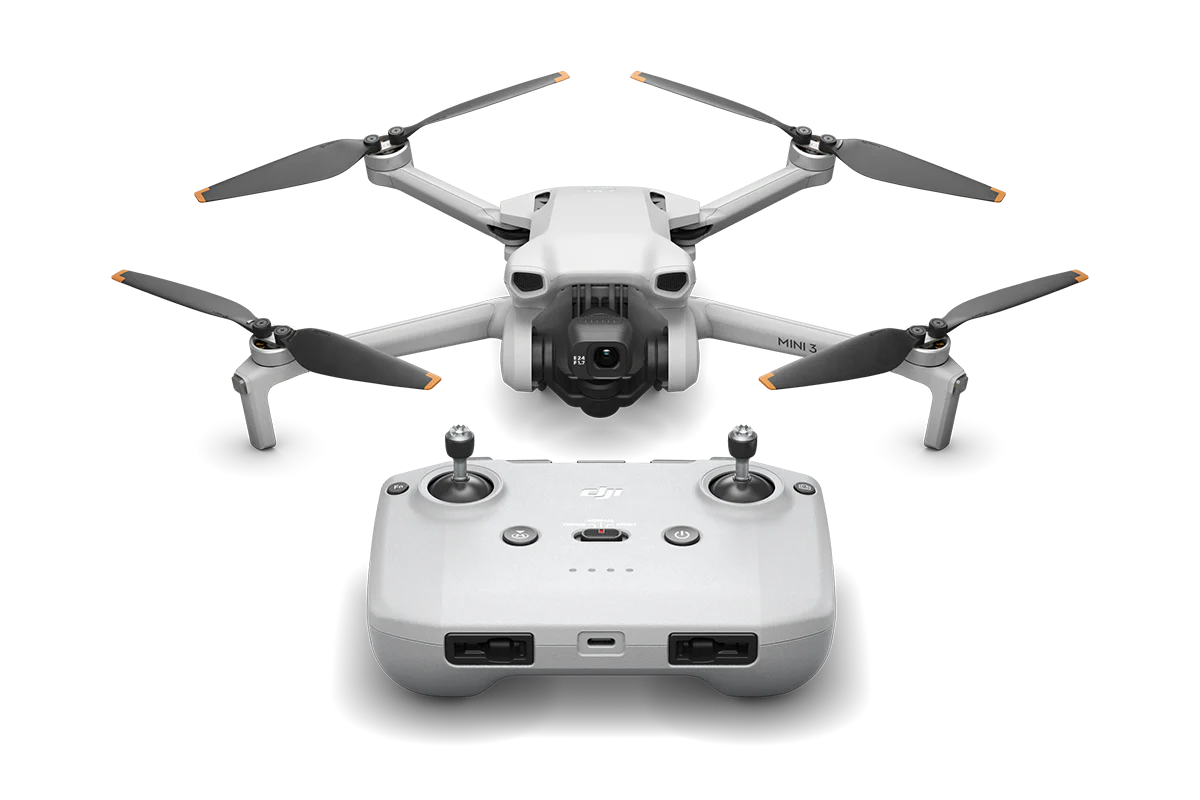 DJI Mini 3 Camera Drone 4k HDR 38-min Flight Time (Refurbished) + Mini Bag (Black)