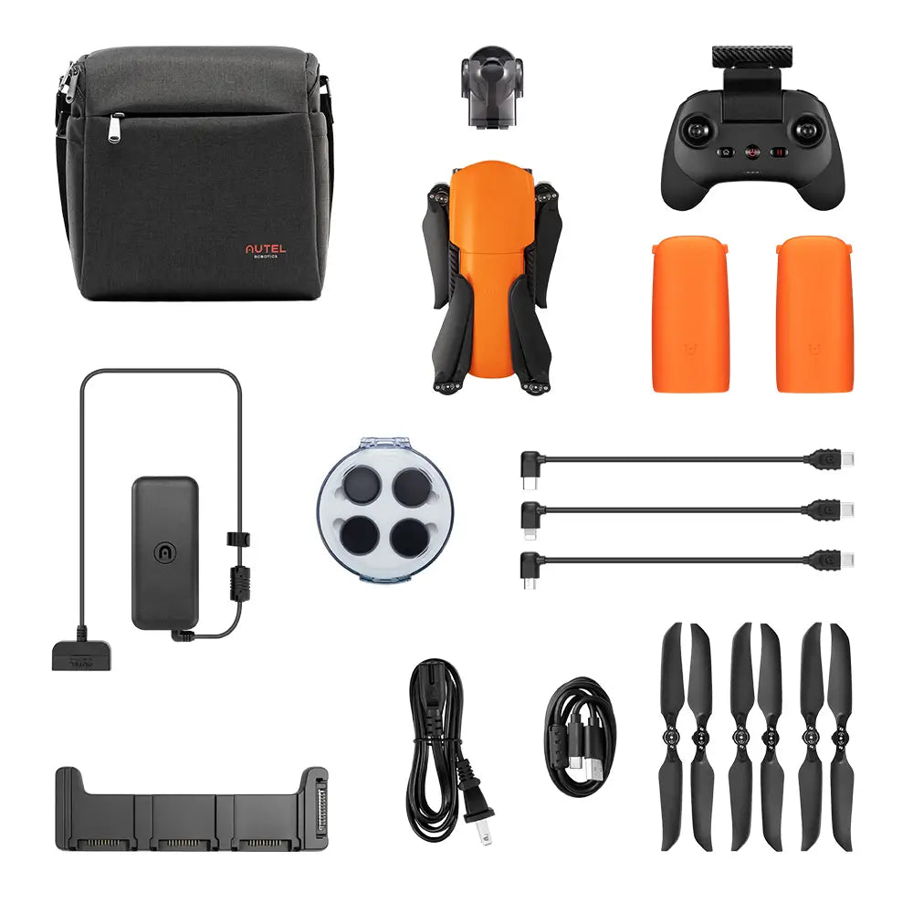 Autel EVO Lite+ Drone 6K HDR 40Min Flight - Premium Bundle Orange