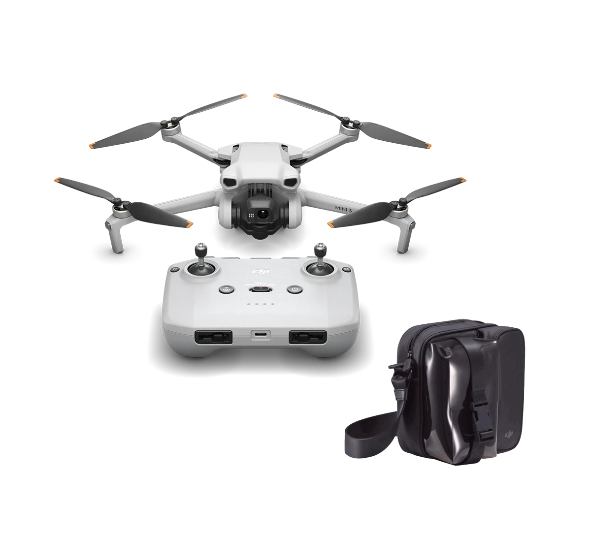 DJI Mini 3 Camera Drone 4k HDR 38-min Flight Time (Refurbished) + Mini Bag (Black)